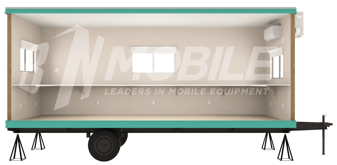 bn mobile, modular building, office, 8x24
